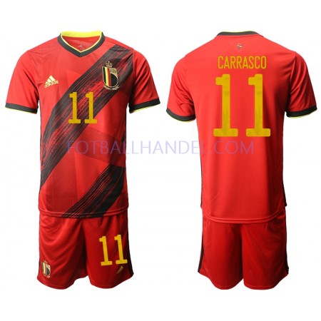 Barn Fotballdrakter Belgia CARRASCO 11 Hjemme Euro 2020 Kortermet